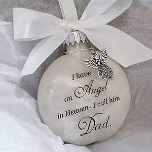 Angel In Heaven - Disc (Glass) Ornament