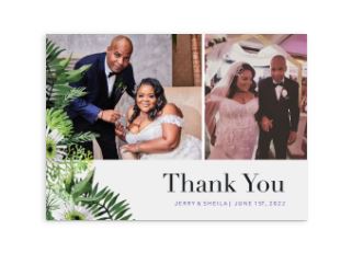 Thank you Wedding Cards (25 cards per order minimum)