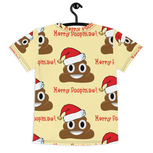 Merry Poopmas Kids crew neck t-shirt