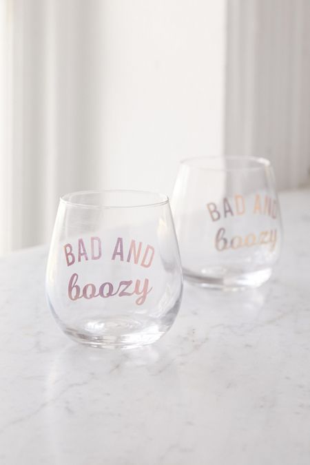 Custom Stemless Wine Glass/ 16 oz