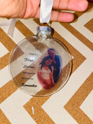 Floating Memorial Ornaments (glass or plastic)