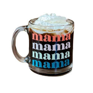 “mama” Glass Mug 14 oz