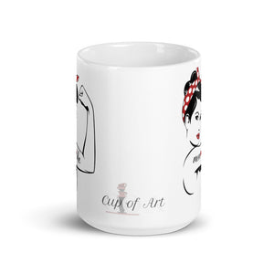 Mom Life White mug