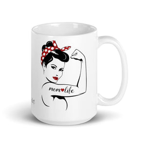 Mom Life White mug